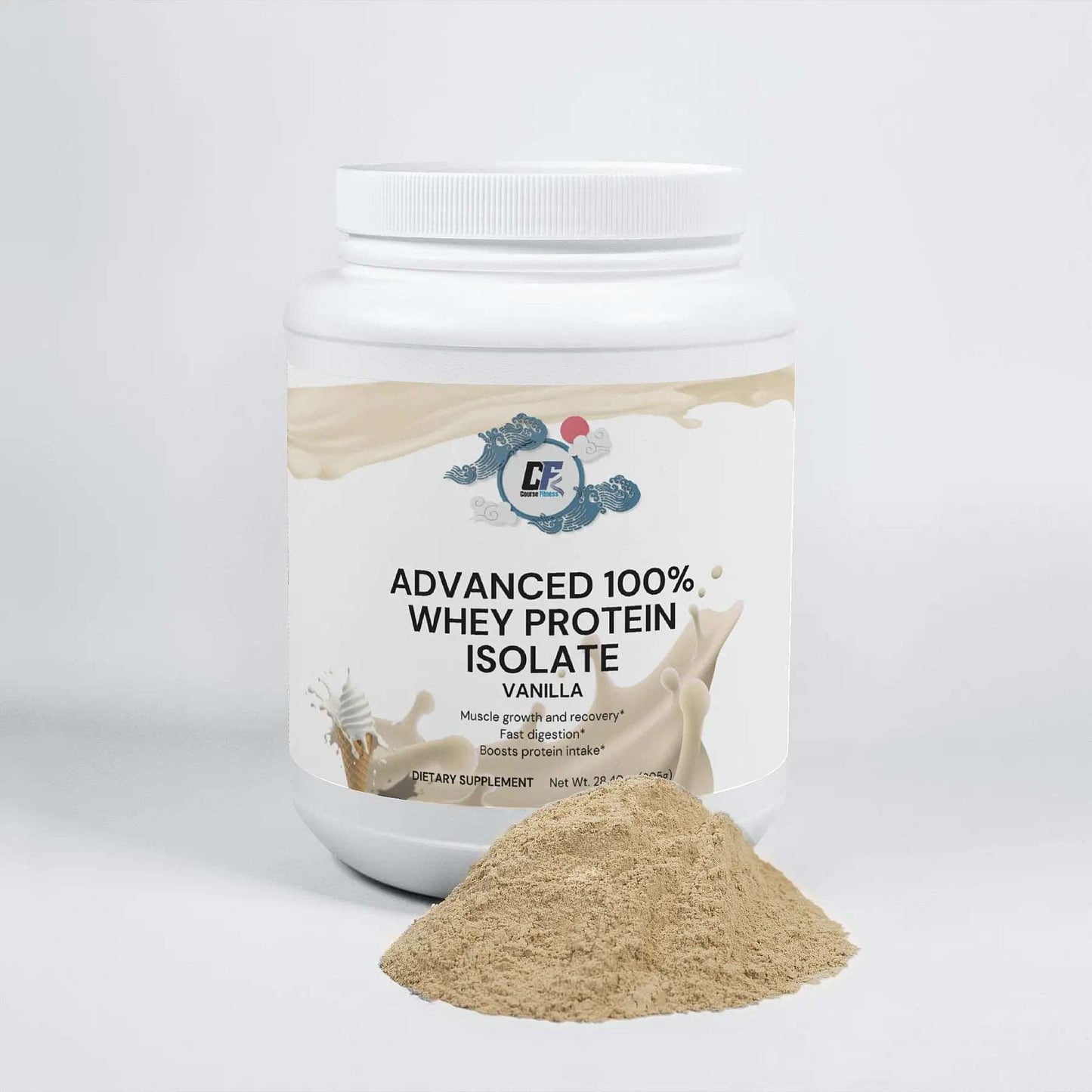 Advanced 100% Whey Protein Isolate (Vanilla) Course Fitness